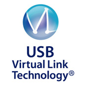 USB virtual link technology ロゴ