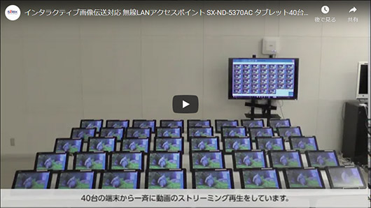 视频：SX-ND-5370AC/SKY-AP-303AC/AP-602AC E model台平板电脑连接性能视频(2)